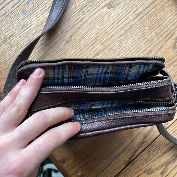 Luca Del Forte brown leather bag - Picture 4 of 5